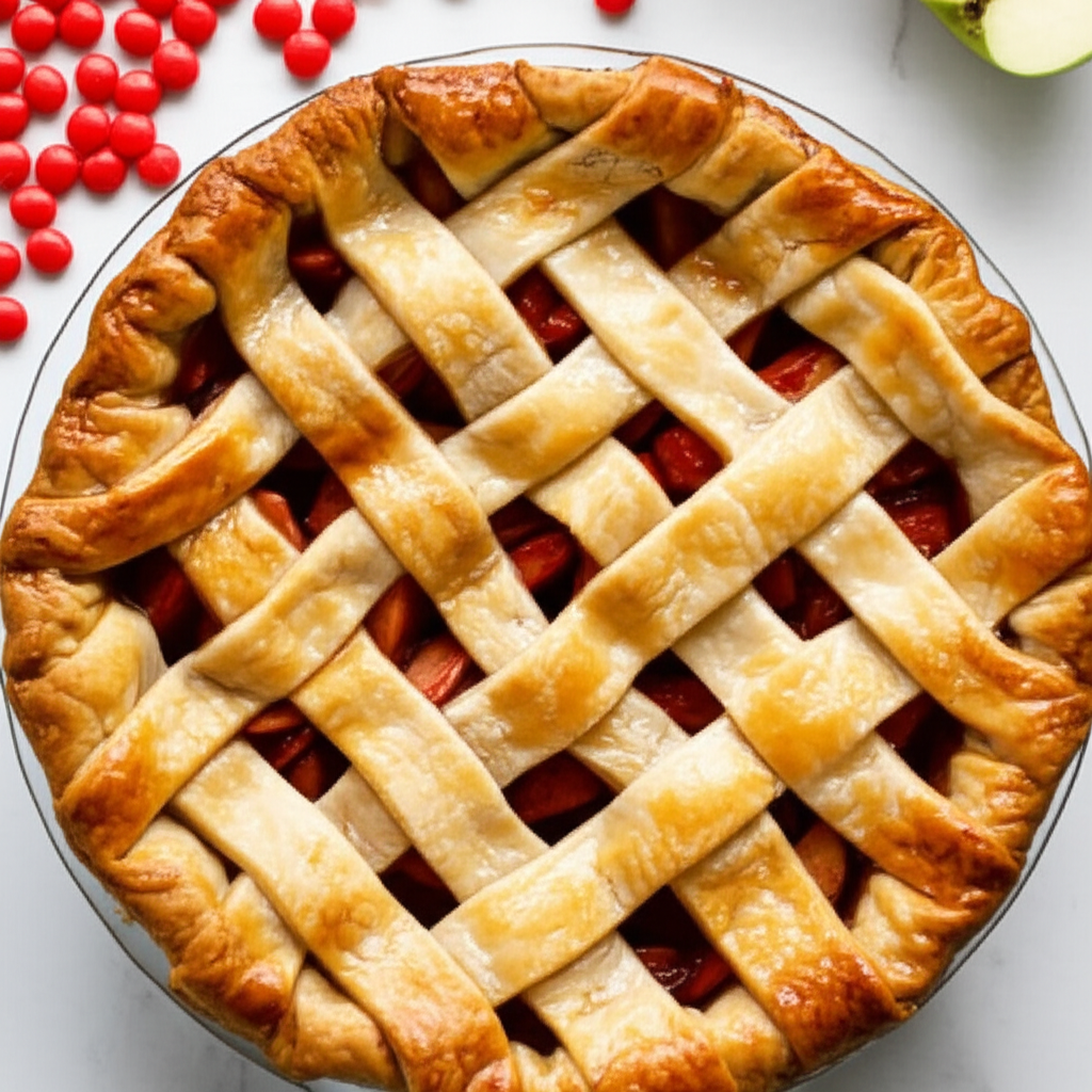 Apple Pie With Red Hots image