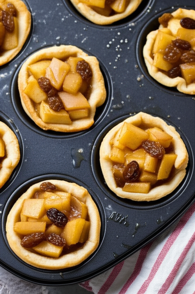 Apple Pies Made In A Muffin Pan image