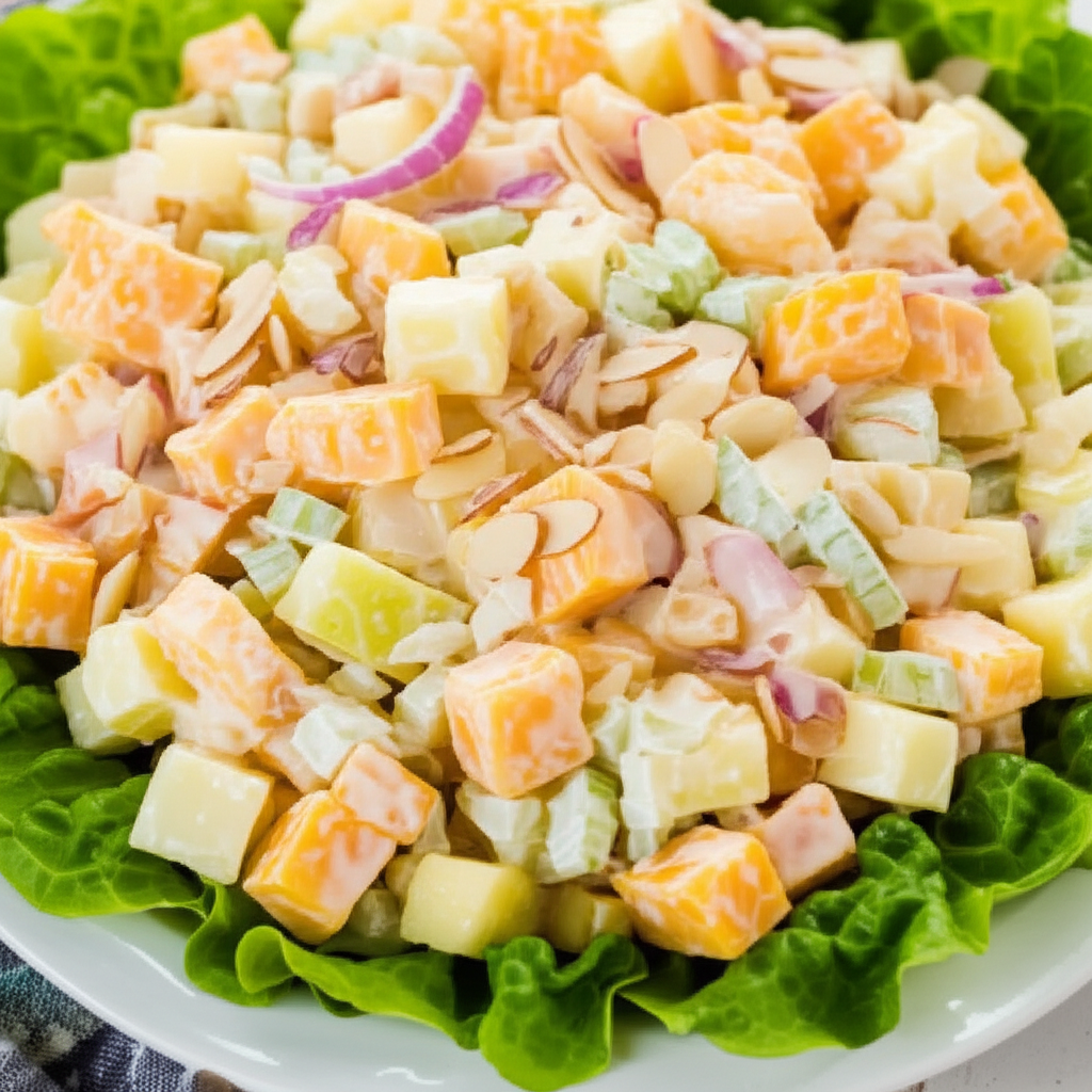 Apple Pineapple Cheese Salad image