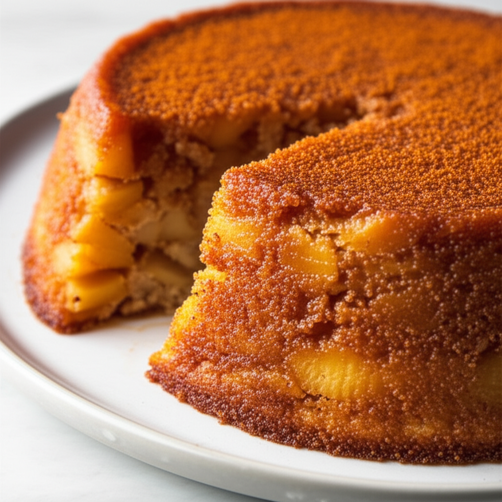 Apple Pudding With Bacardi Rum Cuban image