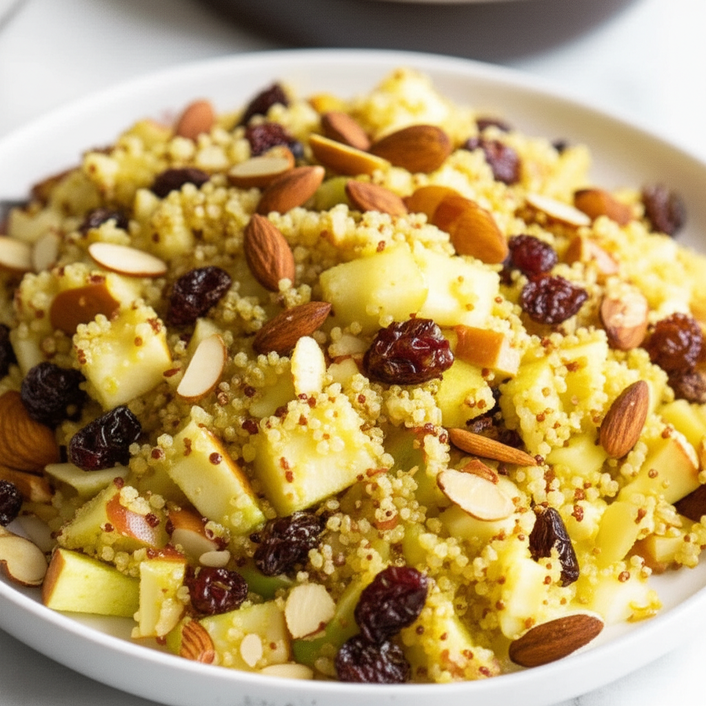 Apple Quinoa Salad With Curry Dressing image