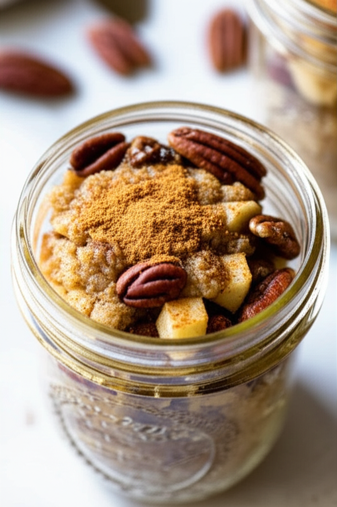 Apple Raisin Cake In A Jar image