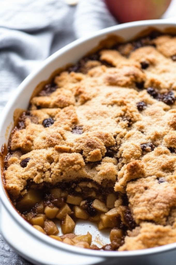 Apple Raisin Cobbler image