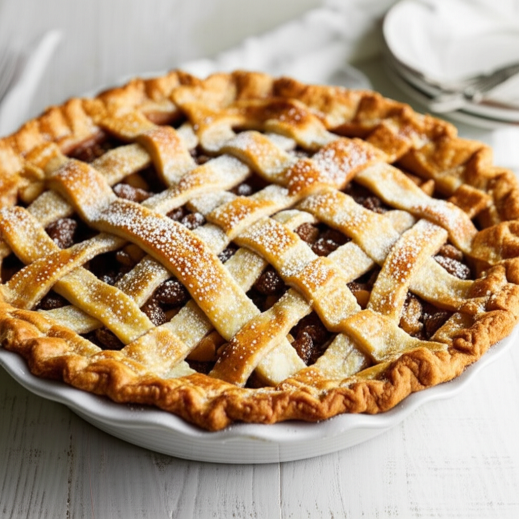 Apple Raisin Pie image