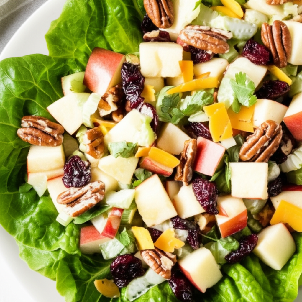 Apple Salad On Lettuce image
