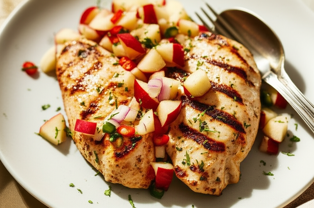 Apple Salsa With Chicken image