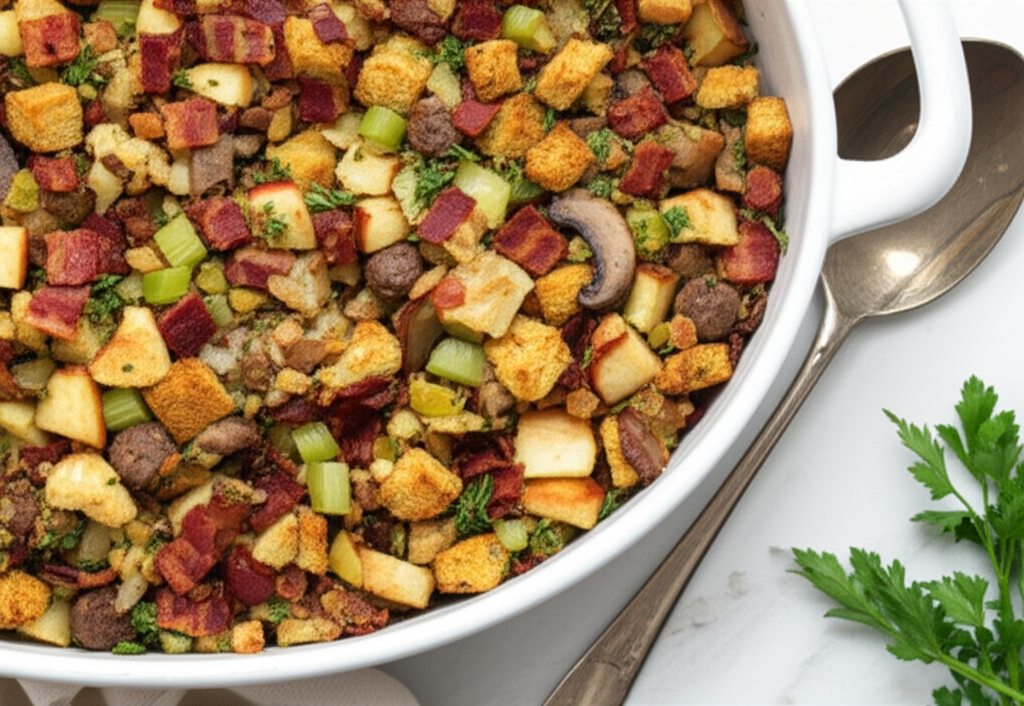 Apple Sausage Stuffing image