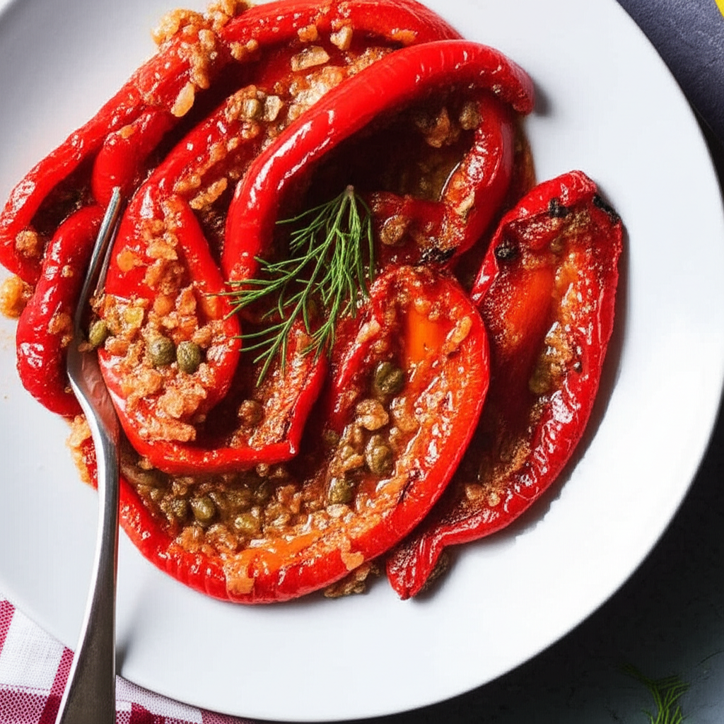 Dom's Broiler Roasted Red Peppers image