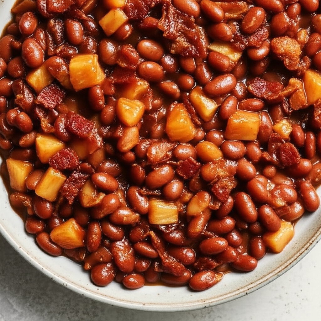 Apple Smoked Baked Beans image