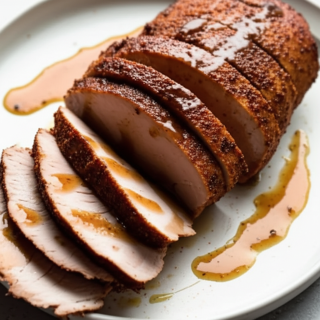 Apple Smoked Pork Loin image