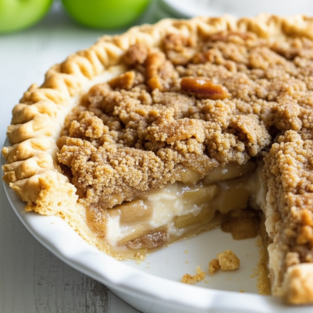 Apple Sour Cream Pie image