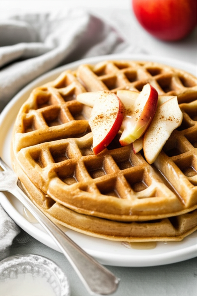 Apple Spice Waffles image