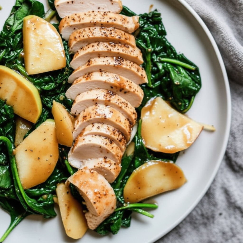 Apple Spinach Chicken image