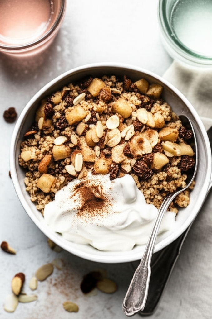 Apple Strudel Breakfast Cereal With Quinoa image