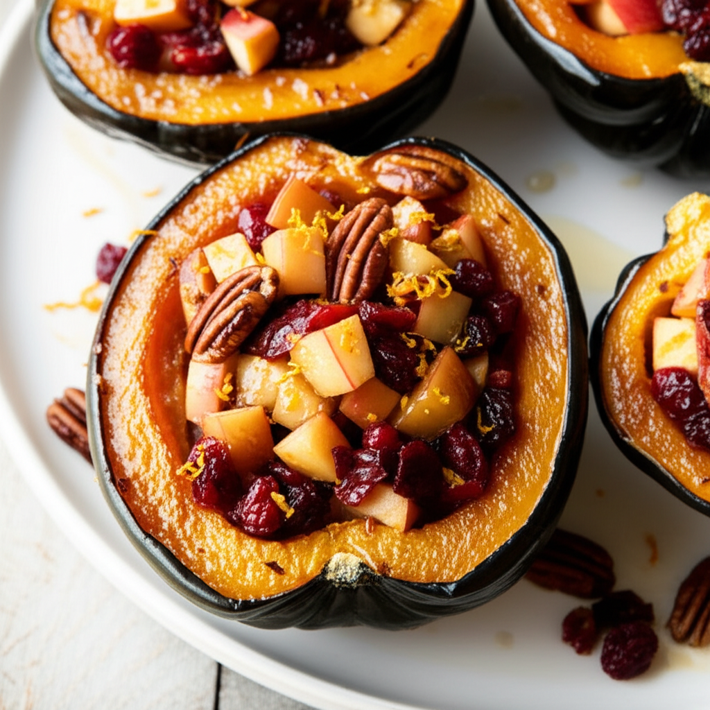 Apple Stuffed Acorn Squash image