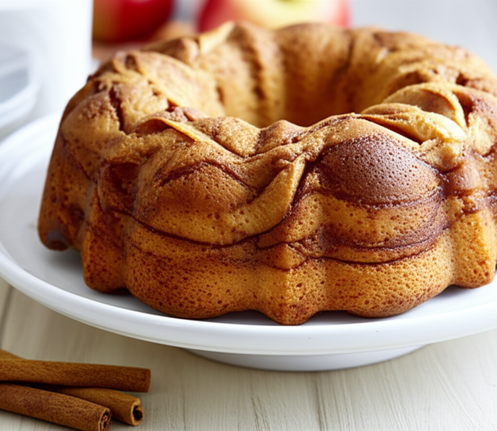 Apple Swirl Cake image