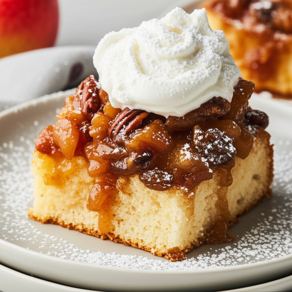 Apple Topped Kahlua And Cream Dessert image