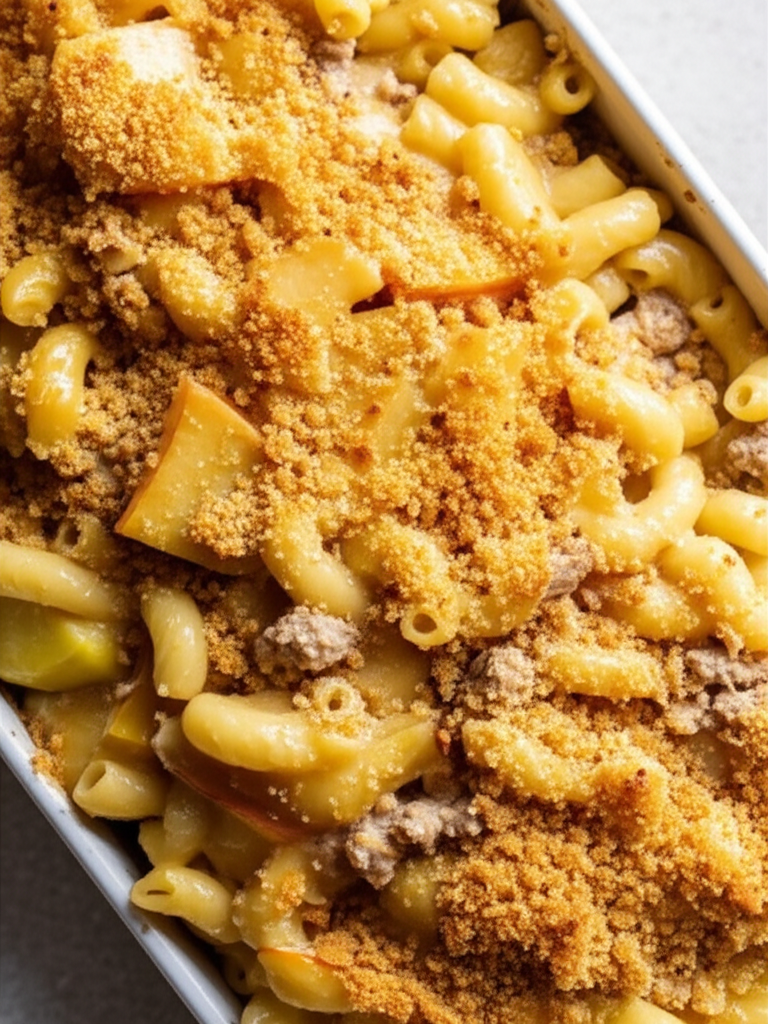 Apple Tuna Pasta Casserole image