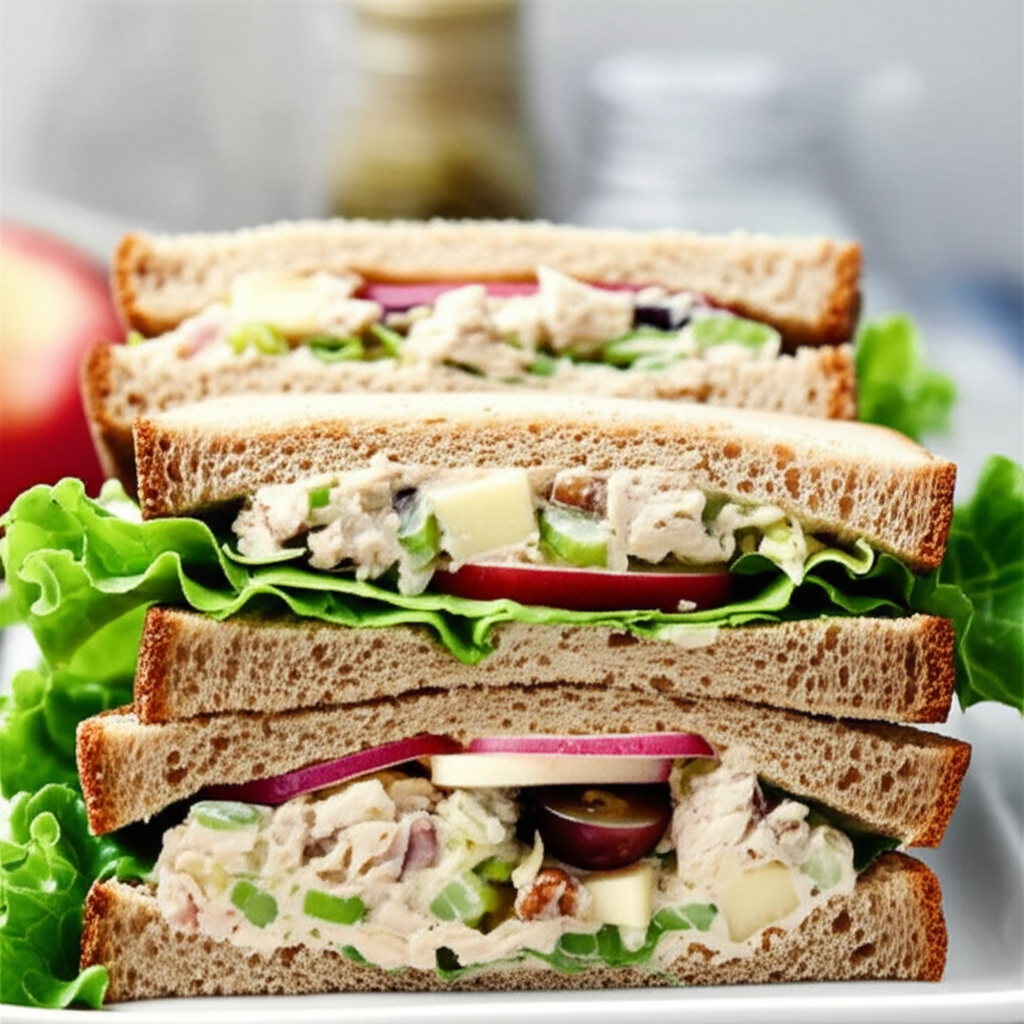 Apple Tuna Sandwiches image