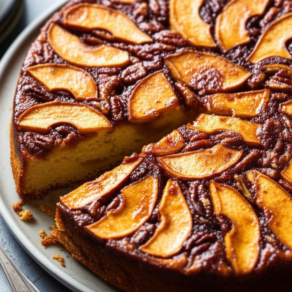 Apple Upside Down Cake image