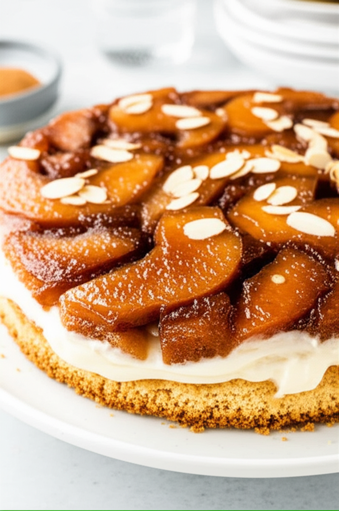 Apple Upside Down Sour Cream Cake image