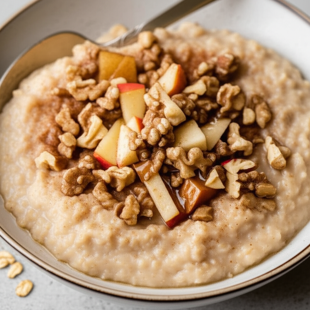 Apple Walnut Oatmeal image