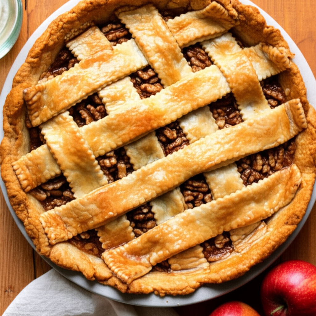 Apple Walnut Pie image