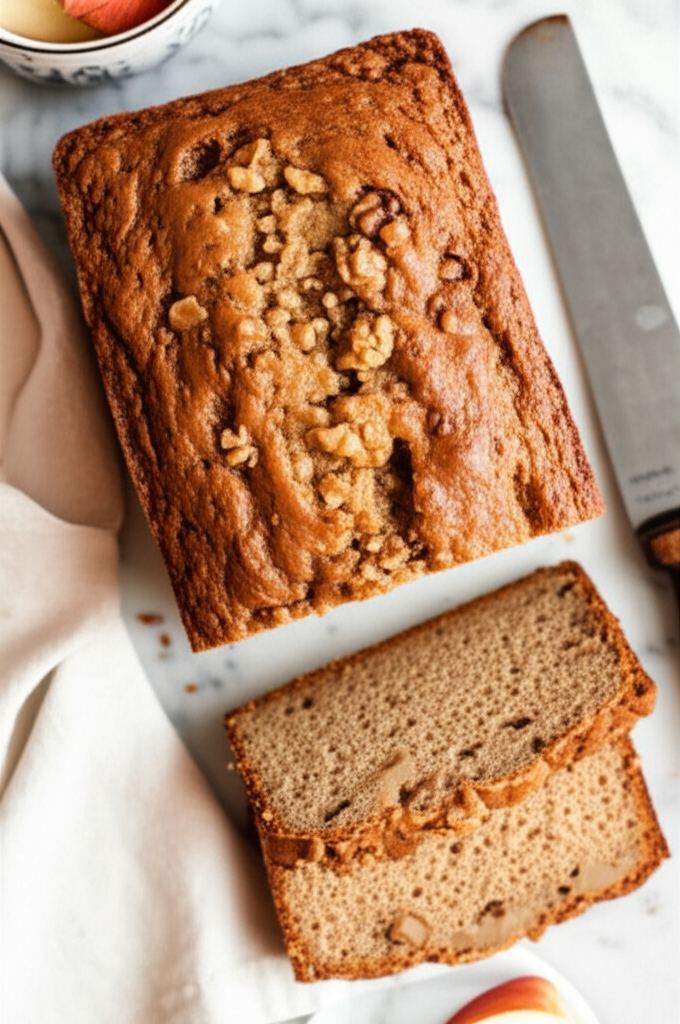 Apple Walnut Sour Cream Bread image