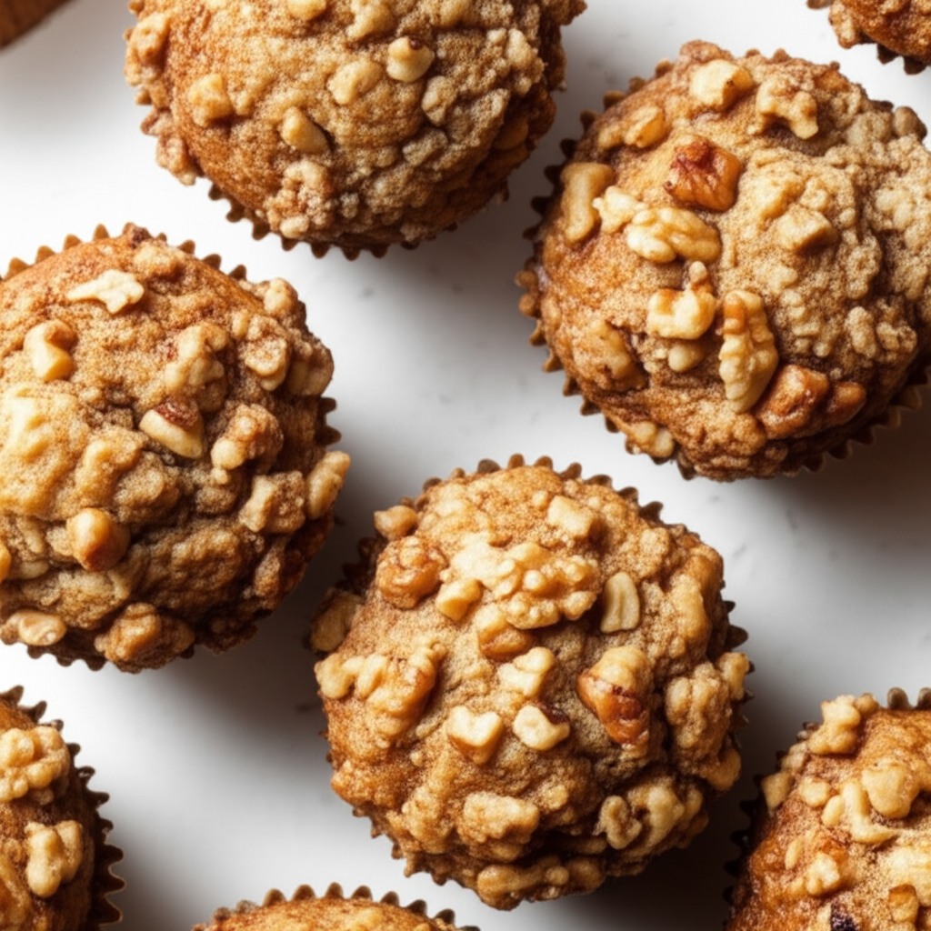 Apple Walnut Streusel Muffins image