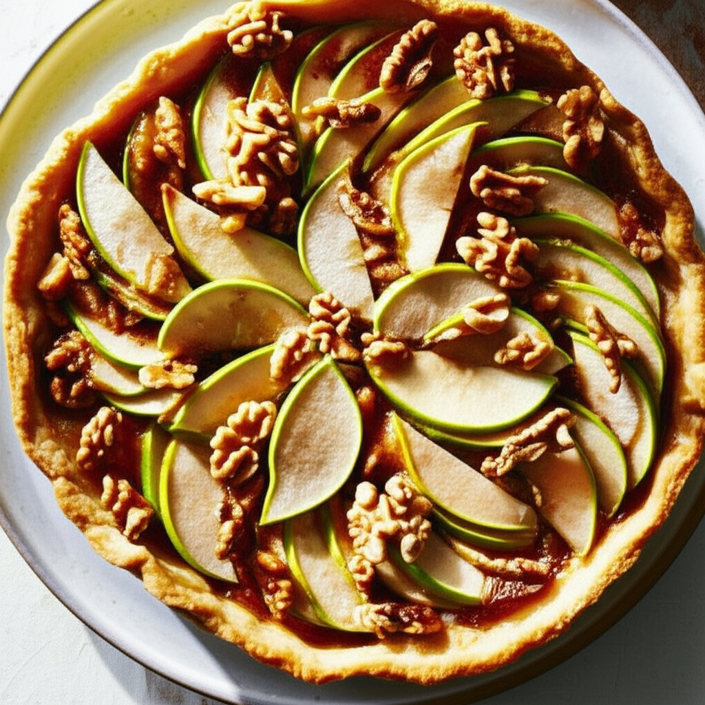 Apple Walnut Tart image