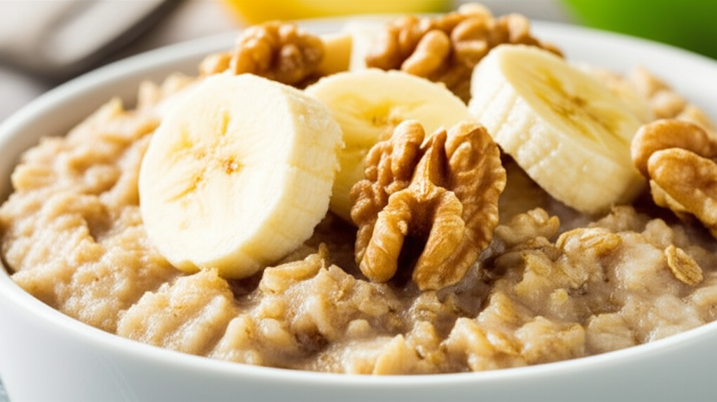 Apple Banana Oatmeal Treat For One image