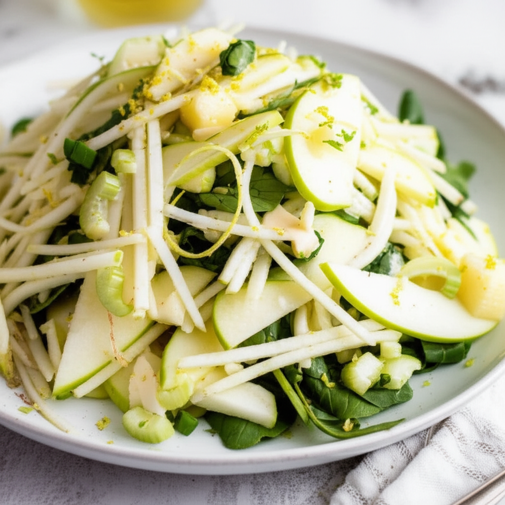 Apple Celery Root And Gruyere Salad image