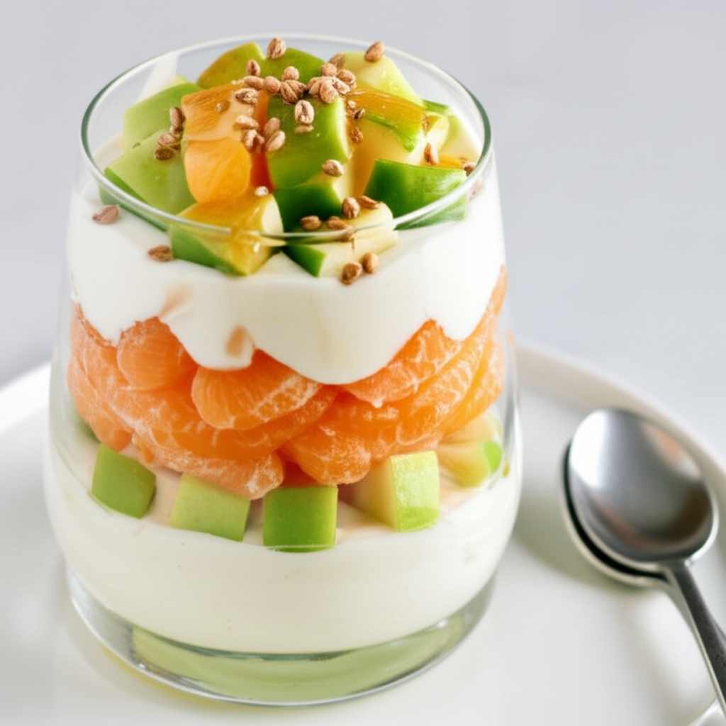 Apple Orange And Yogurt Delight image