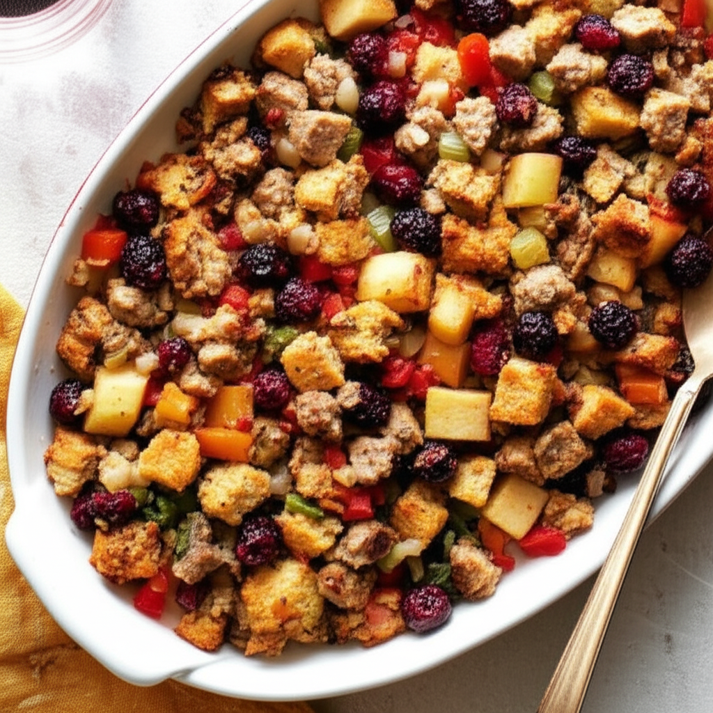 Apple Sage And Berries Stuffing image