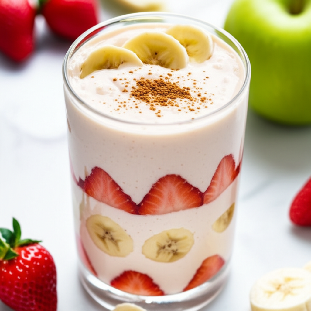 Apple Strawberry Banana Smoothie image