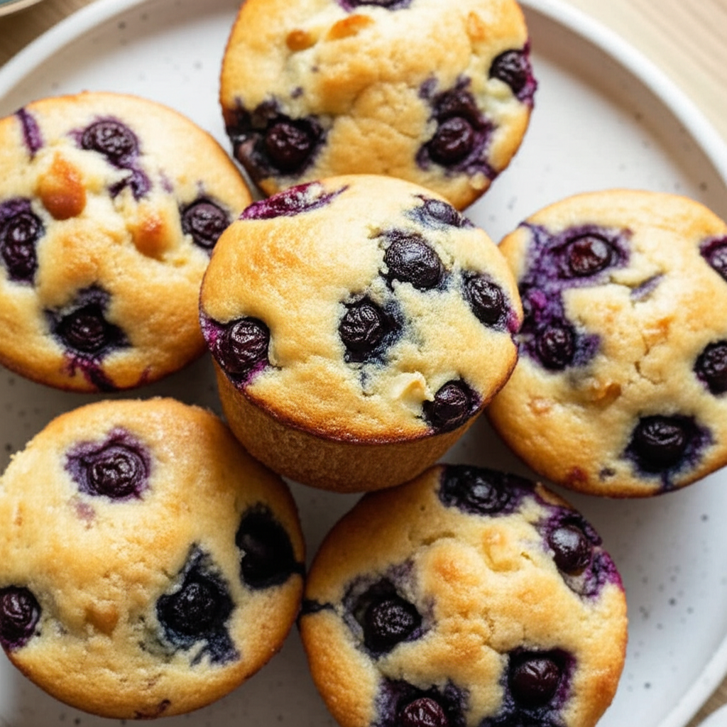 Apple Blueberry Corn Muffins image