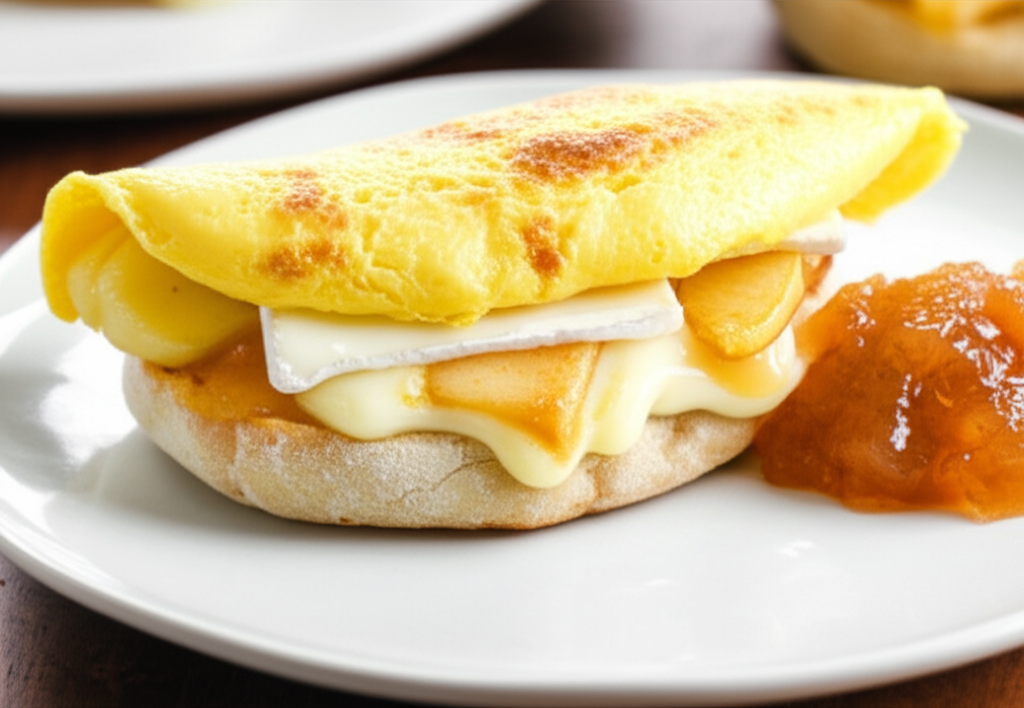 Apple Brie Omelet image