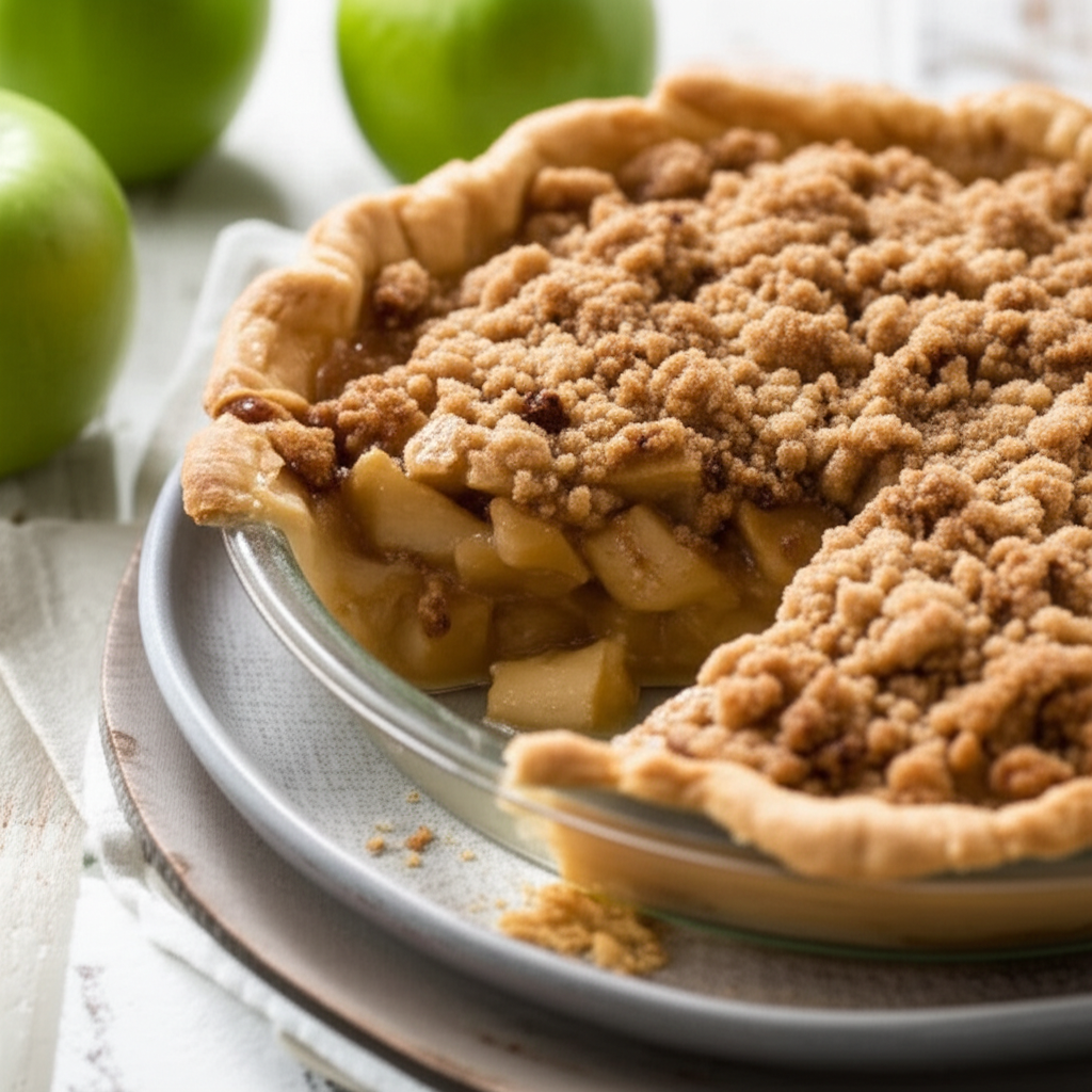 Apple Buttermilk Custard Pie image