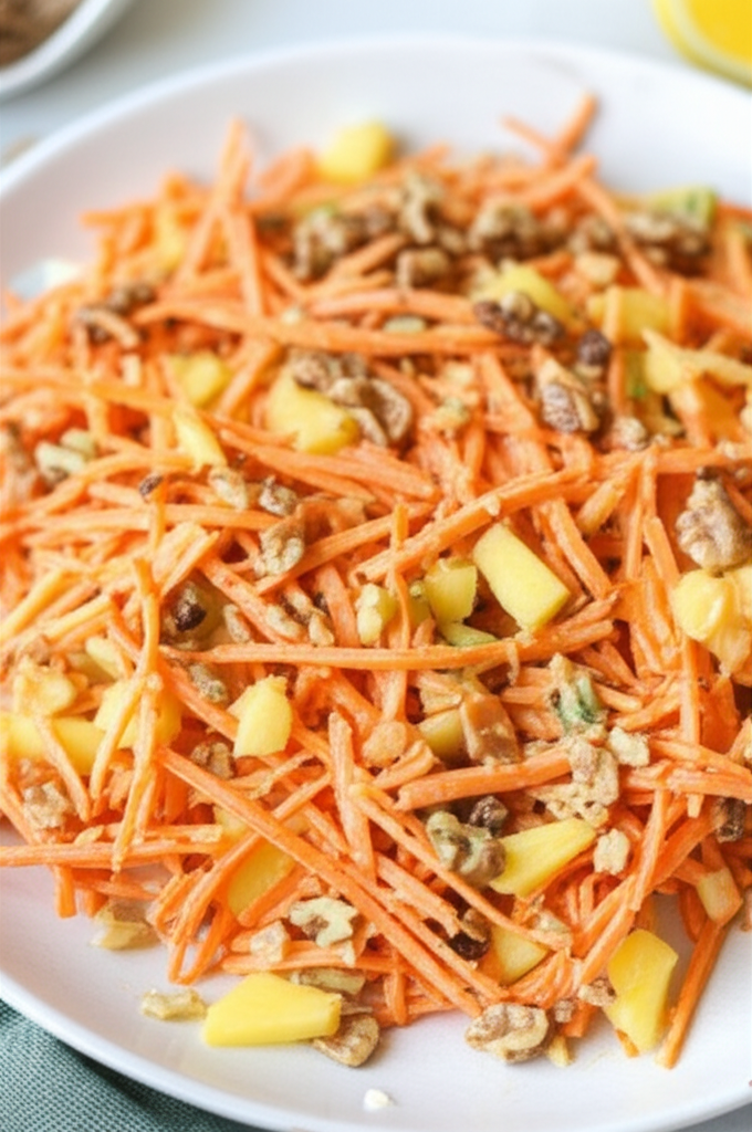 Apple Carrot Salad With Walnuts image