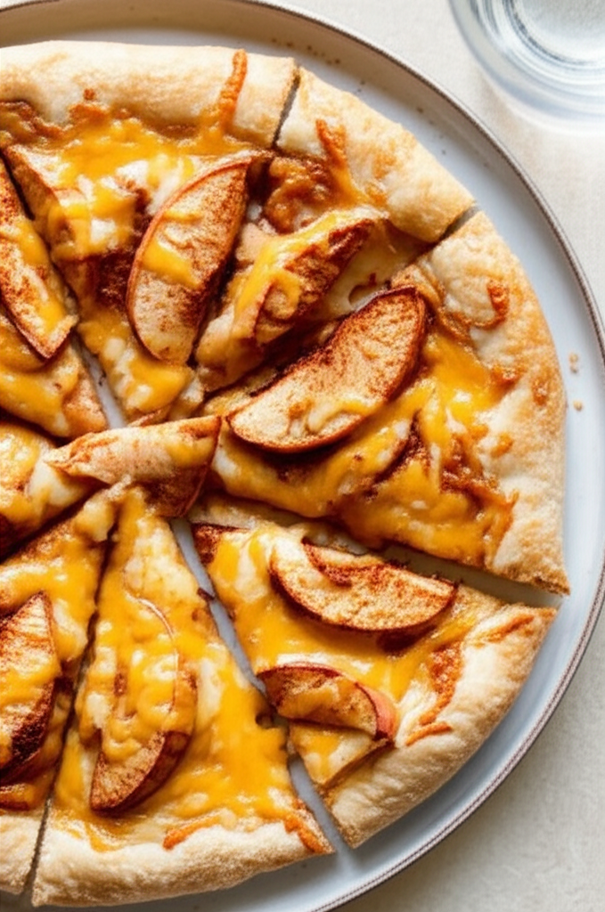 Apple Cheddar Brunch Pizza image