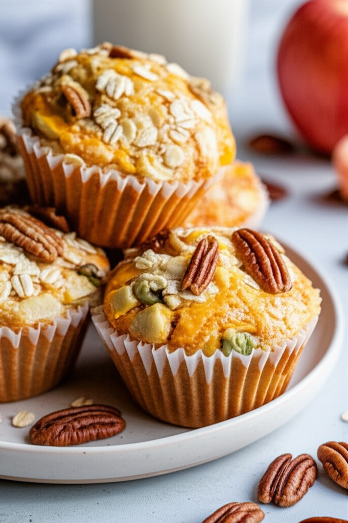 Apple Cheddar Muffins image