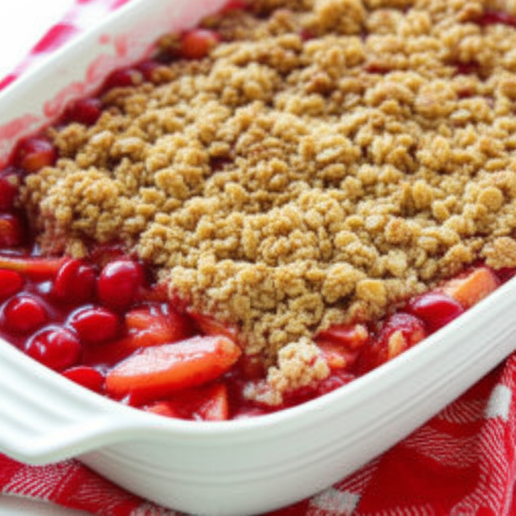 Apple Cherry Crisp image