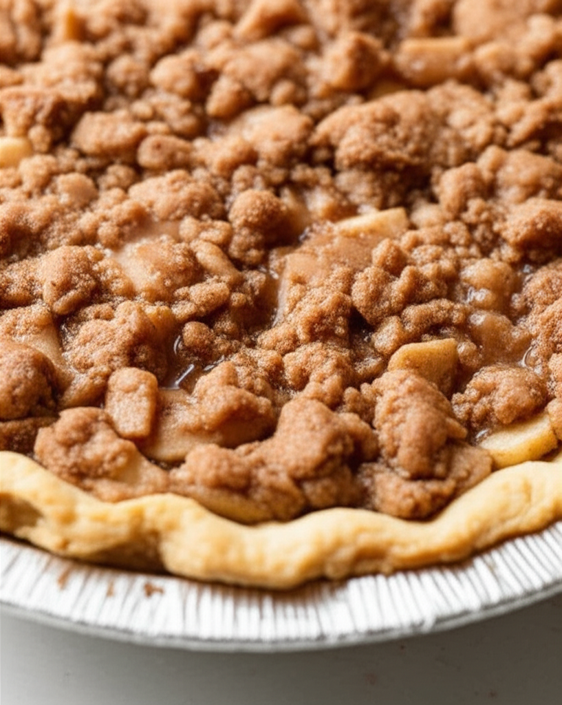 Apple Cinnamon Crumble Pie image
