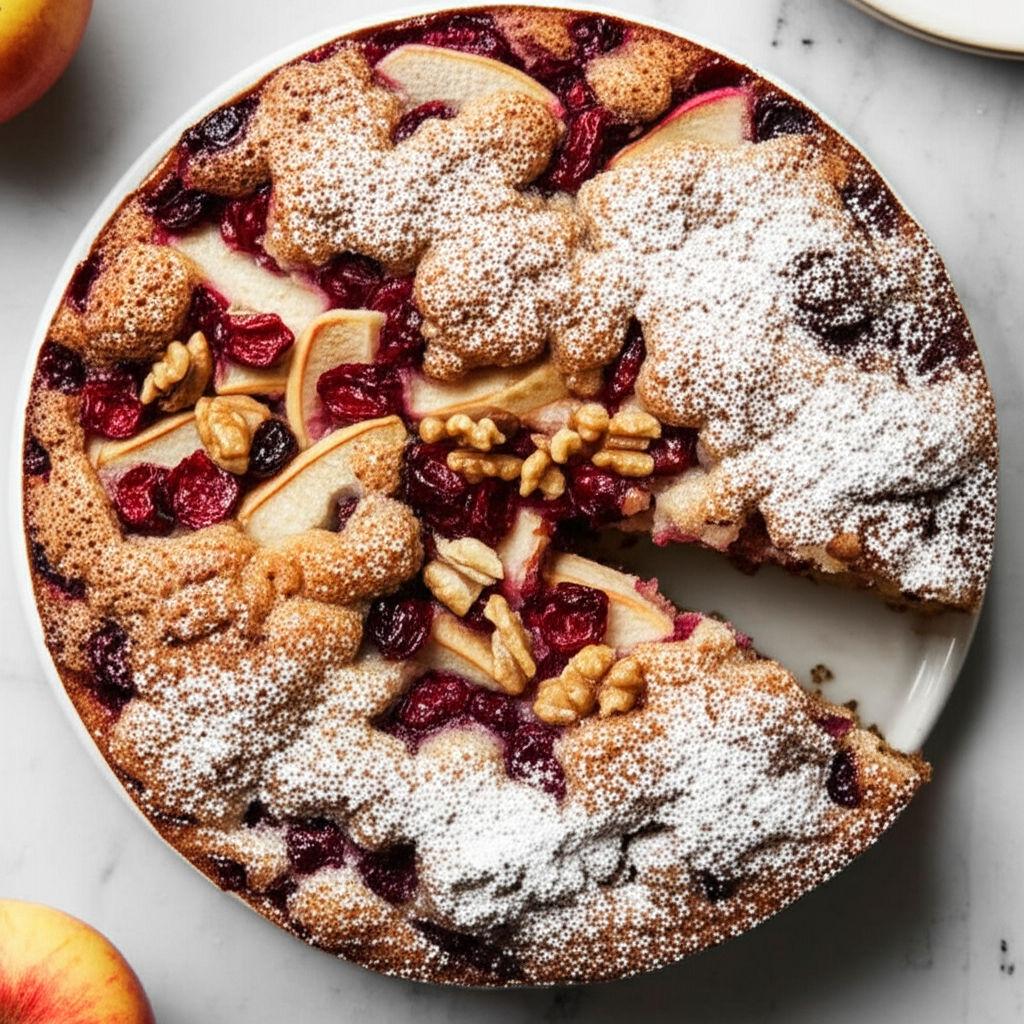Apple Cranberry Coffee Cake image