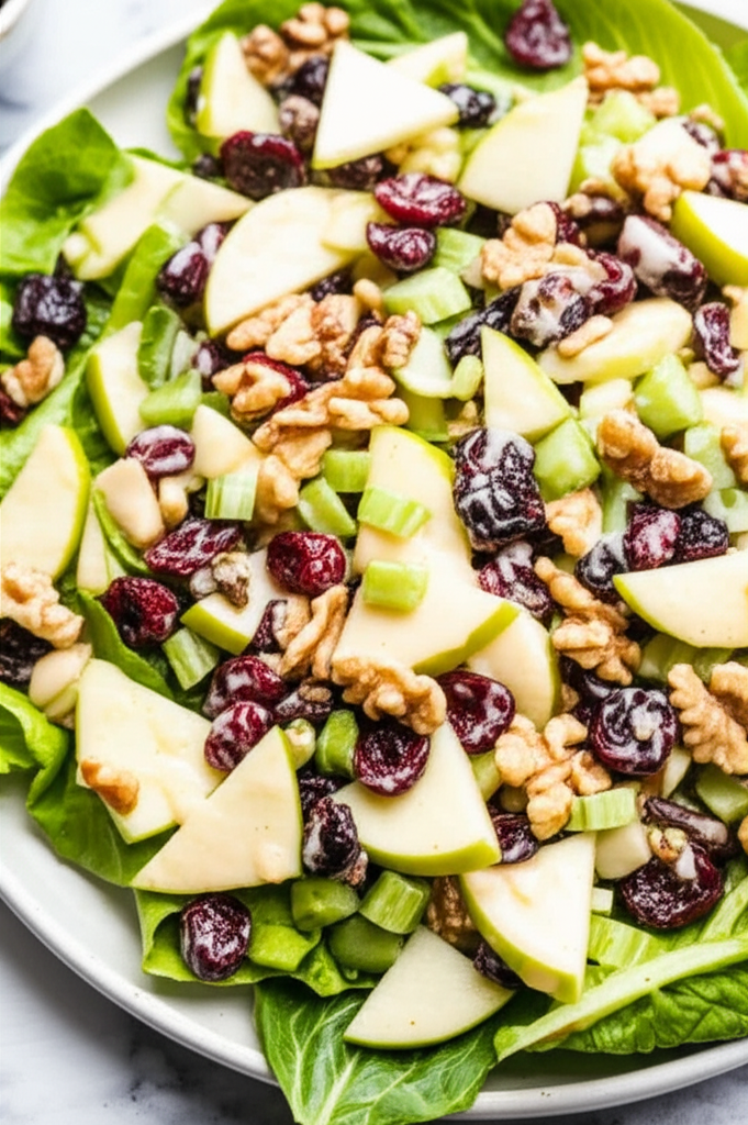 Apple Cranberry Salad With Creamy Lemon Vinaigrette image