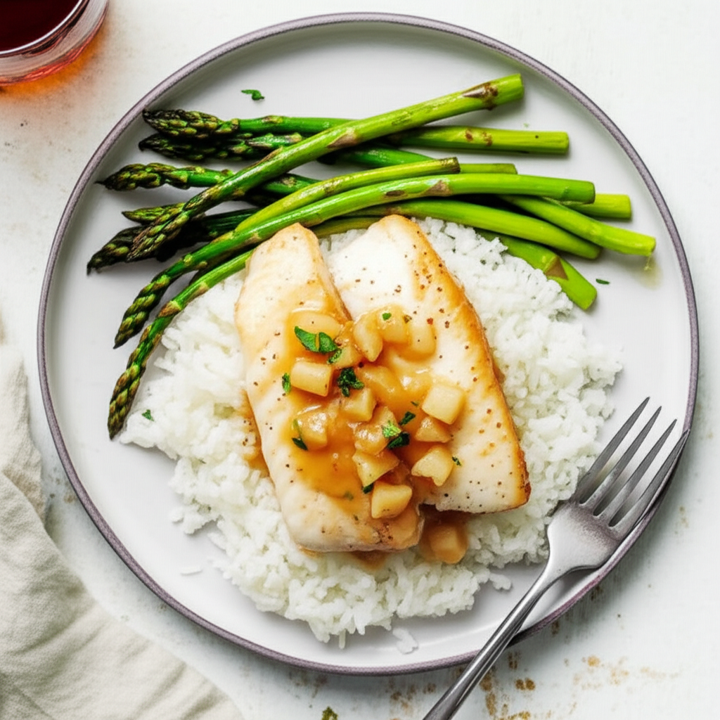 Apple Ginger Pan Sauce For Cod image