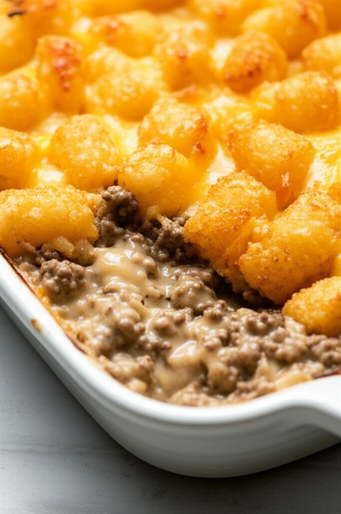 1 2 3 4 Tater Tot Casserole image