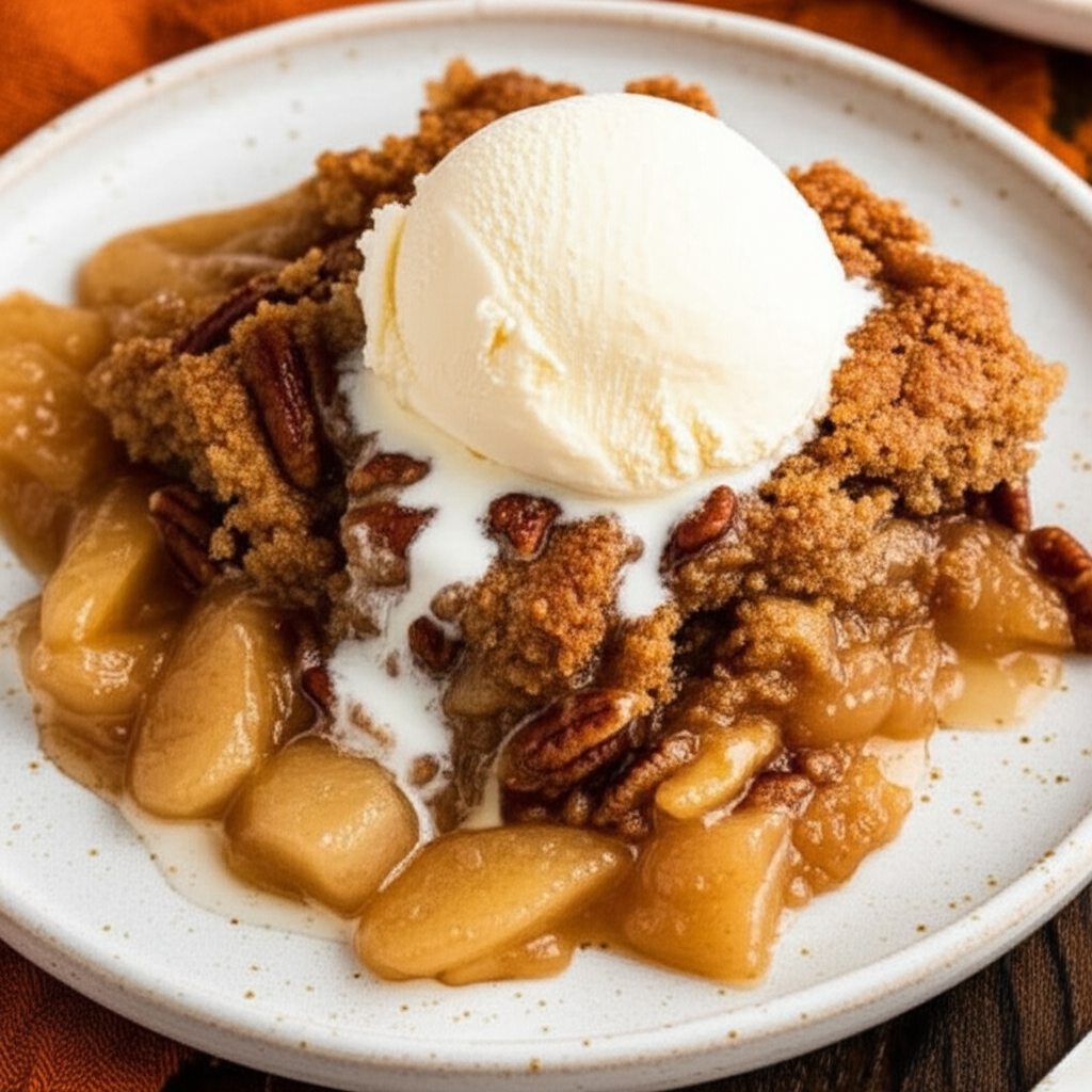 Apple Gingerbread Cobbler image