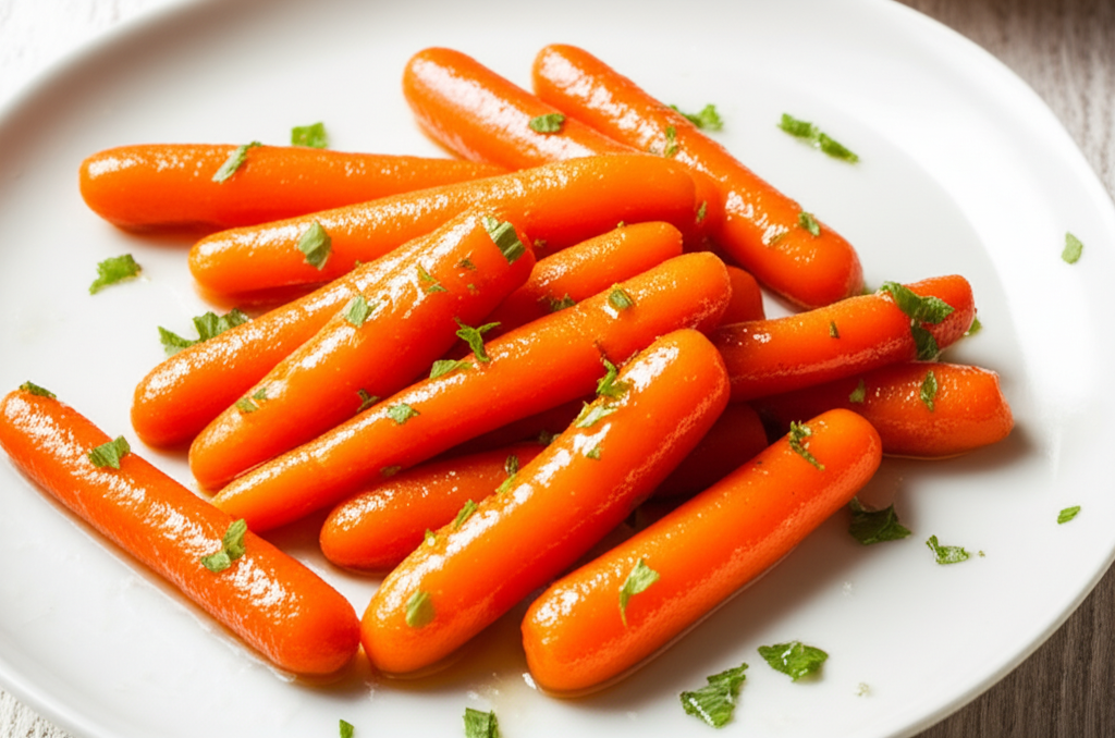 Apple Glazed Baby Carrots image