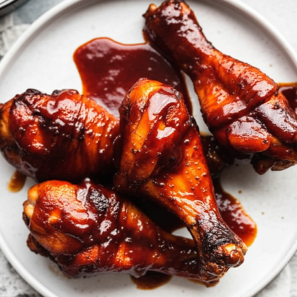 Easy Crock Pot Barbecue Chicken Legs image